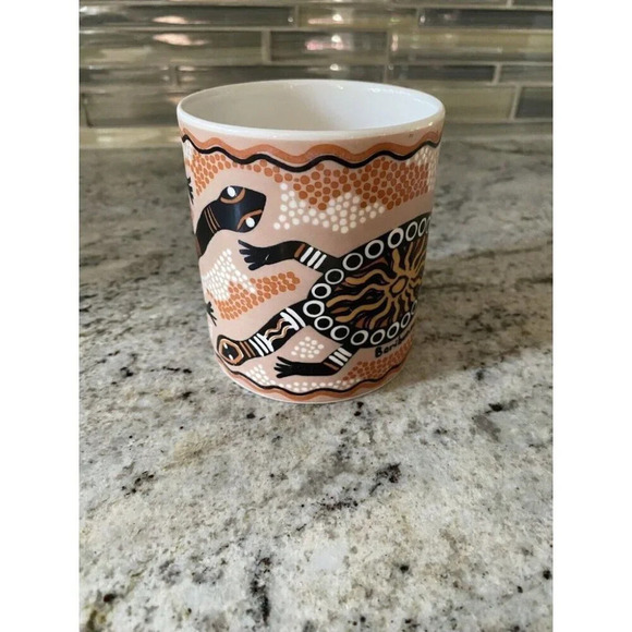 Australian Geographic Coffee 12oz Tea Mug Baribunma “Turtle Dreaming” Pam Hall - Picture 5 of 11